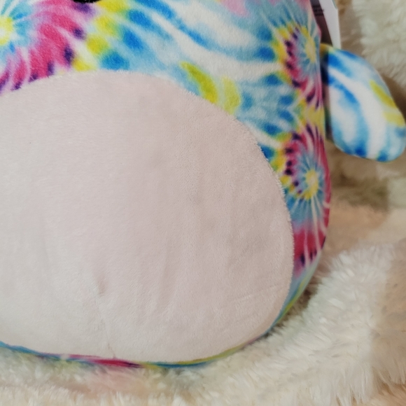 Squishmallow 8" Milaina The Narwhal Tie-Dye Unicorn - Picture 6 of 9